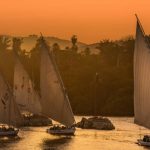 Aswan, Egypt - February 14, 2023: Aswan is a city in Southern Egypt. Aswan is a busy market and tourist centre located just north of the Aswan Dam on the east bank of the Nile at the first cataract.
Aswan includes five monuments within the UNESCO World Heritage Site of the Nubian Monuments from Abu Simbel to Philae