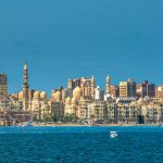 View of Alexandria harbor, Egypt